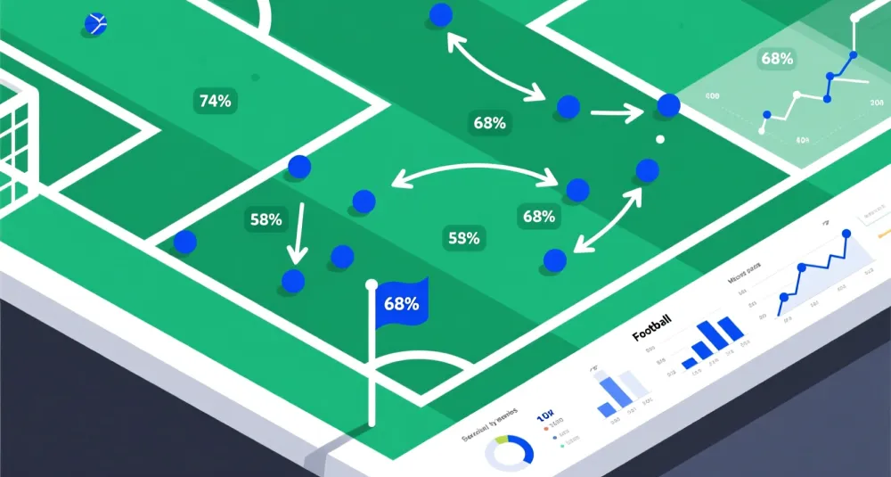 Corner kicks tactical analysis and positioning diagram