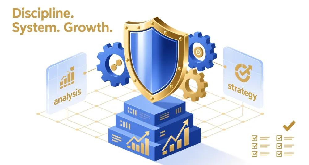 Disciplined bankroll management framework showing systematic approach and protective strategies for sustainable betting