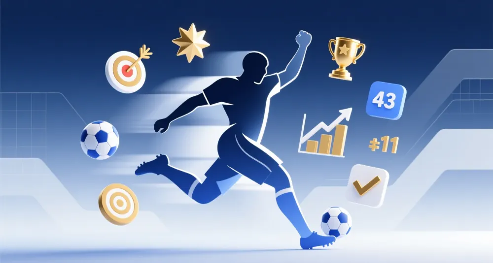 Player performance statistics and betting props visualization